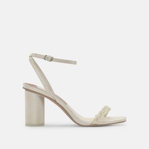 Dolce Vita NORY HEELS VANILLA PEARLS size 8
